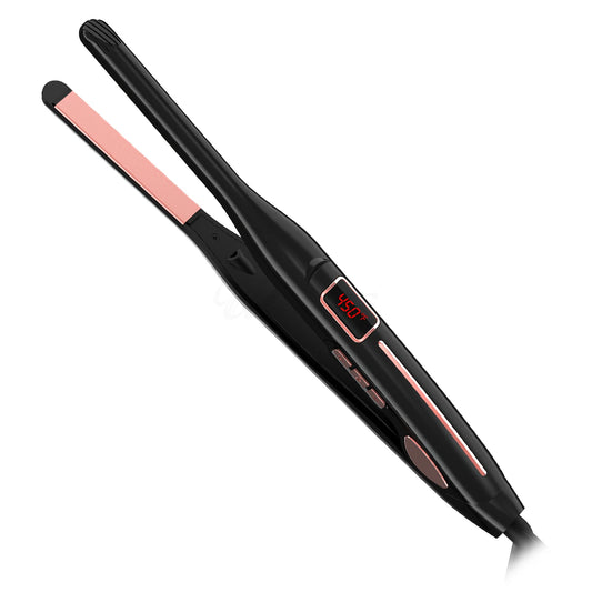 Small Flat Iron for Short Hair Pencil Flat Iron Mini Hair Straightener Ceramic Beard Straightener Hair Straightening Iron